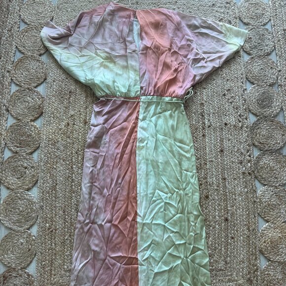 ZARA Satin Draped Midi Dress – Size XL | New, Never Worn 🧡 - Picture 12 of 15